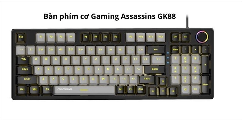 Bàn Phím Cơ Gaming Assassins GK88 - Sự Lựa Chọn Hoàn Hảo